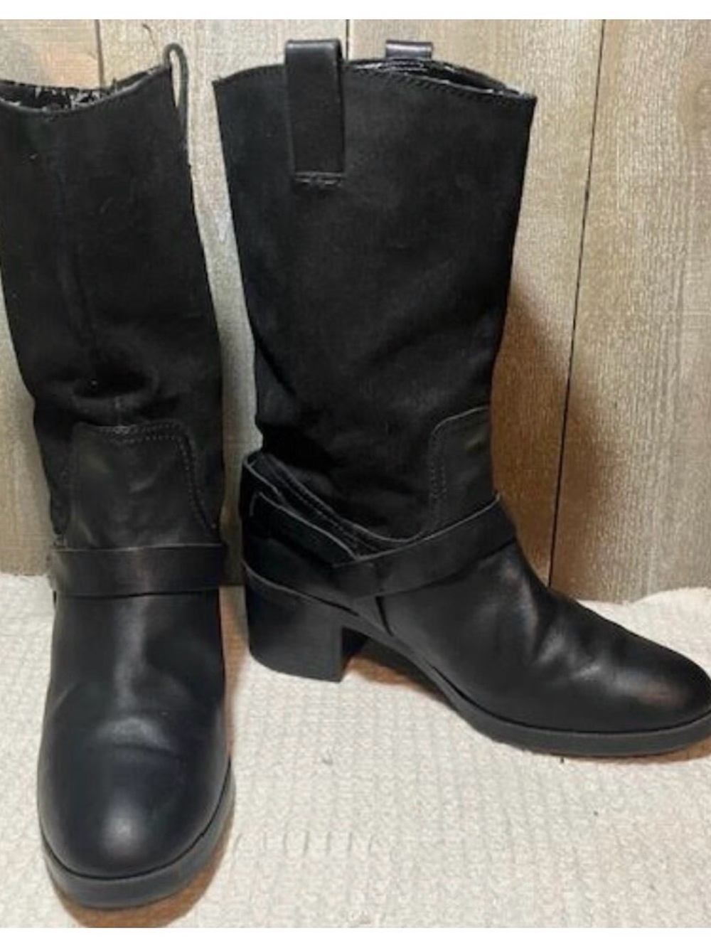 Lauren Ralph Lauren Classic Black Mid-Calf Women’s Boots